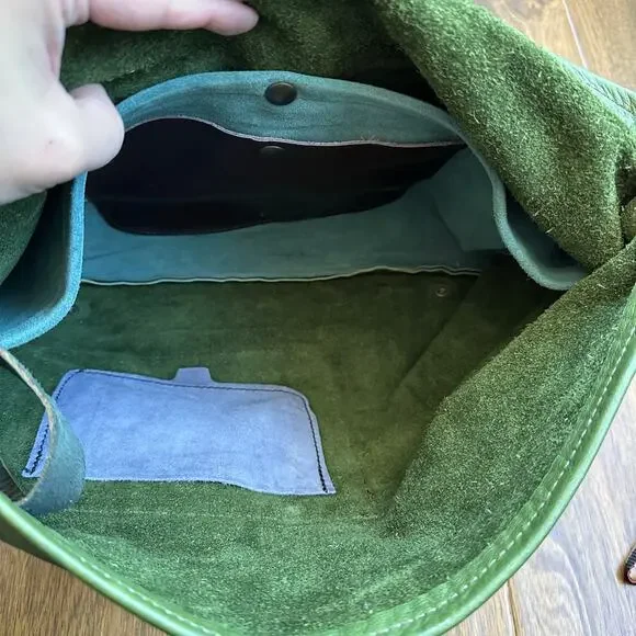 Ebano handmade Italian leather satchel messenger bag - Picture 6 of 16